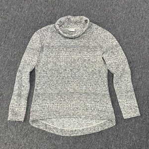 Columbia Women's Heathered Gray Cowl Neck Sweater Size Medium